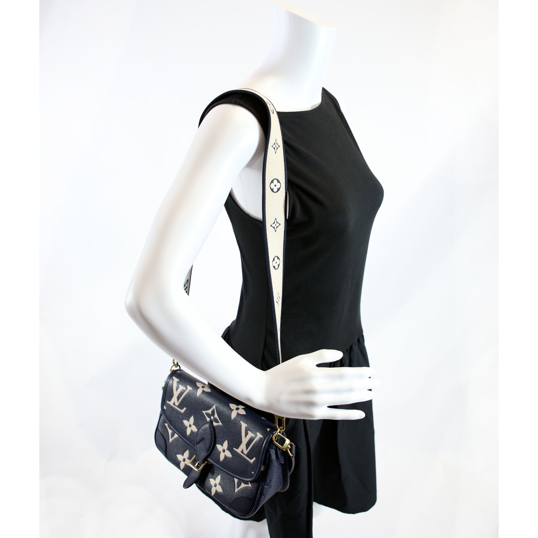 Diane Bicolor Empreinte Navy/Beige