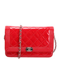 Wallet On Chain Boy Patent Red