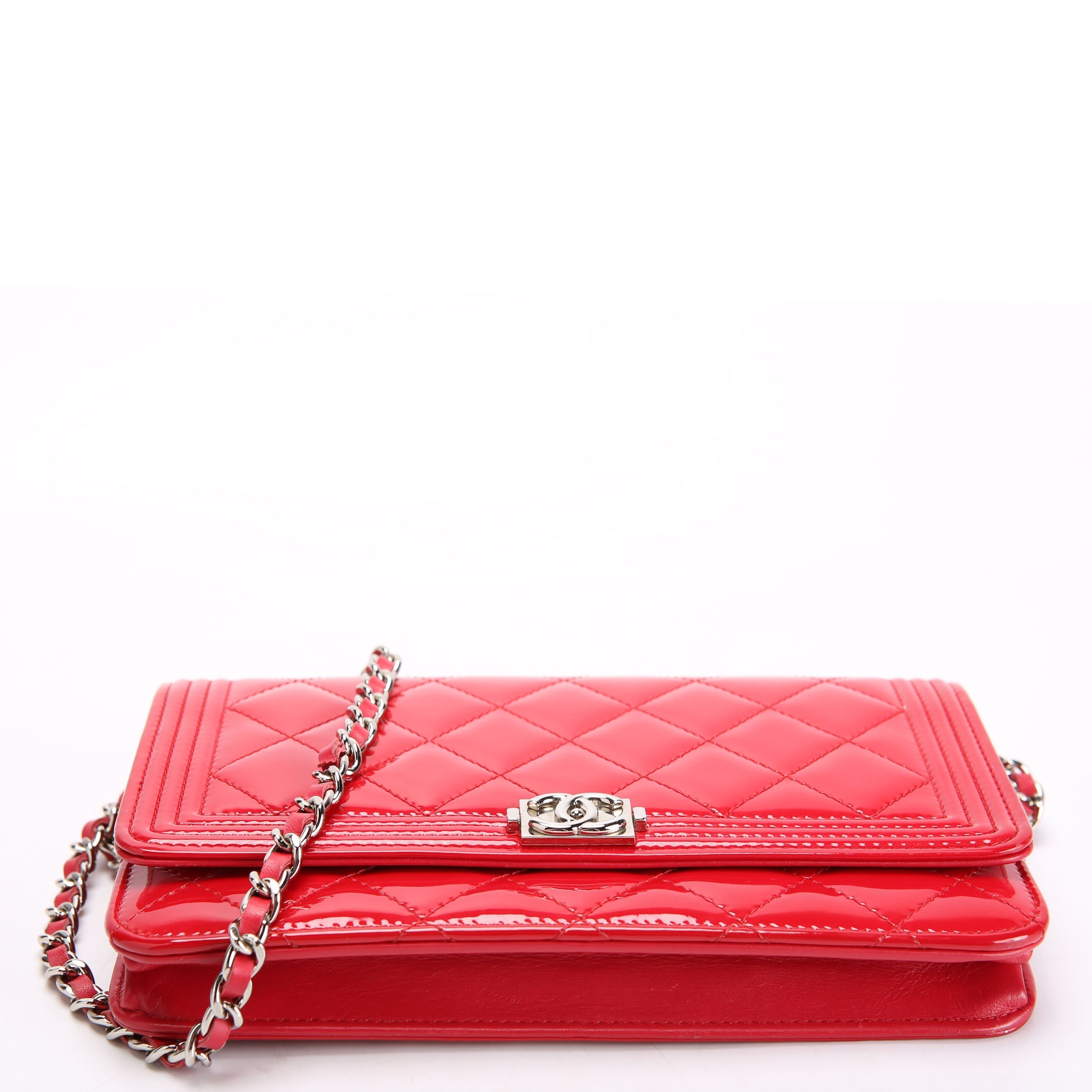 Wallet On Chain Boy Patent Red