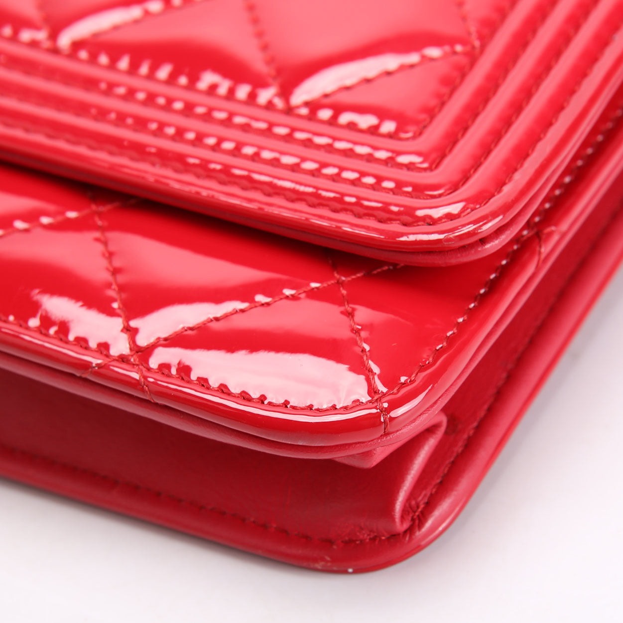 Wallet On Chain Boy Patent Red