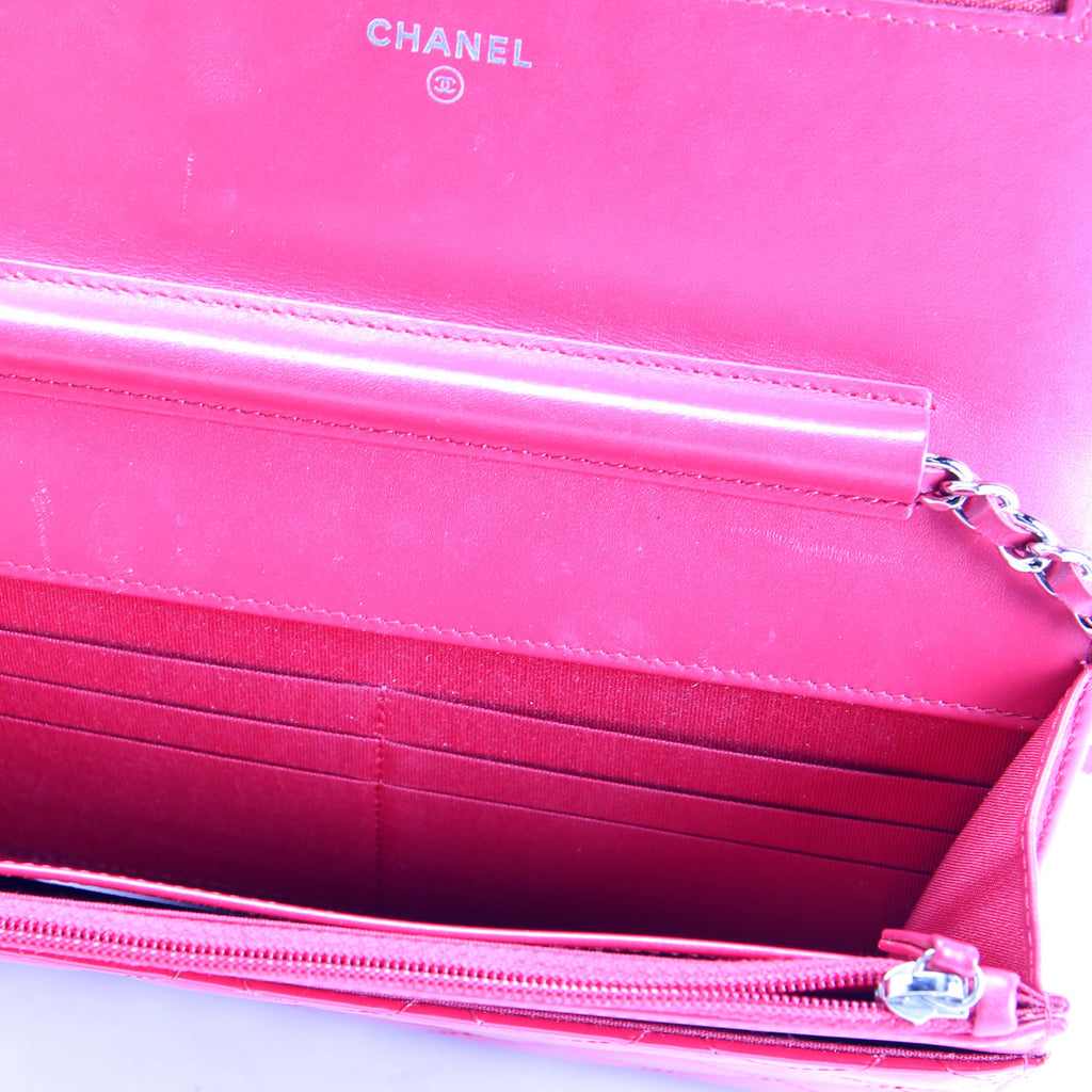 Wallet On Chain Boy Patent Red