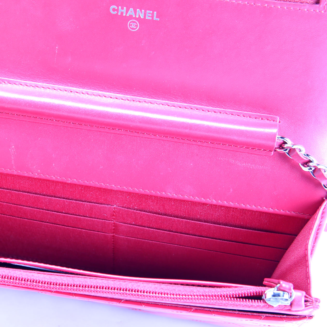 Wallet On Chain Boy Patent Red