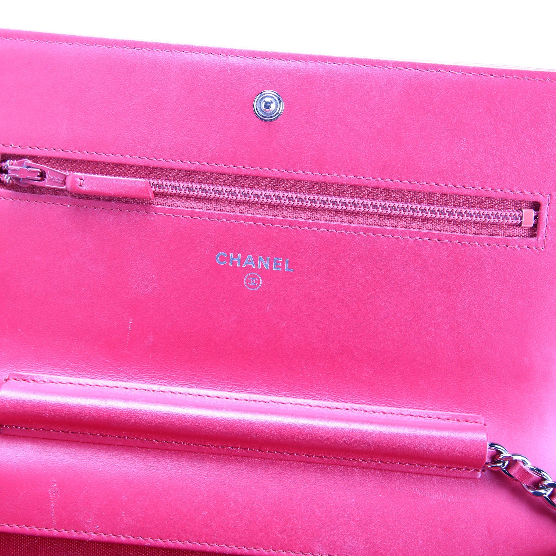 Wallet On Chain Boy Patent Red