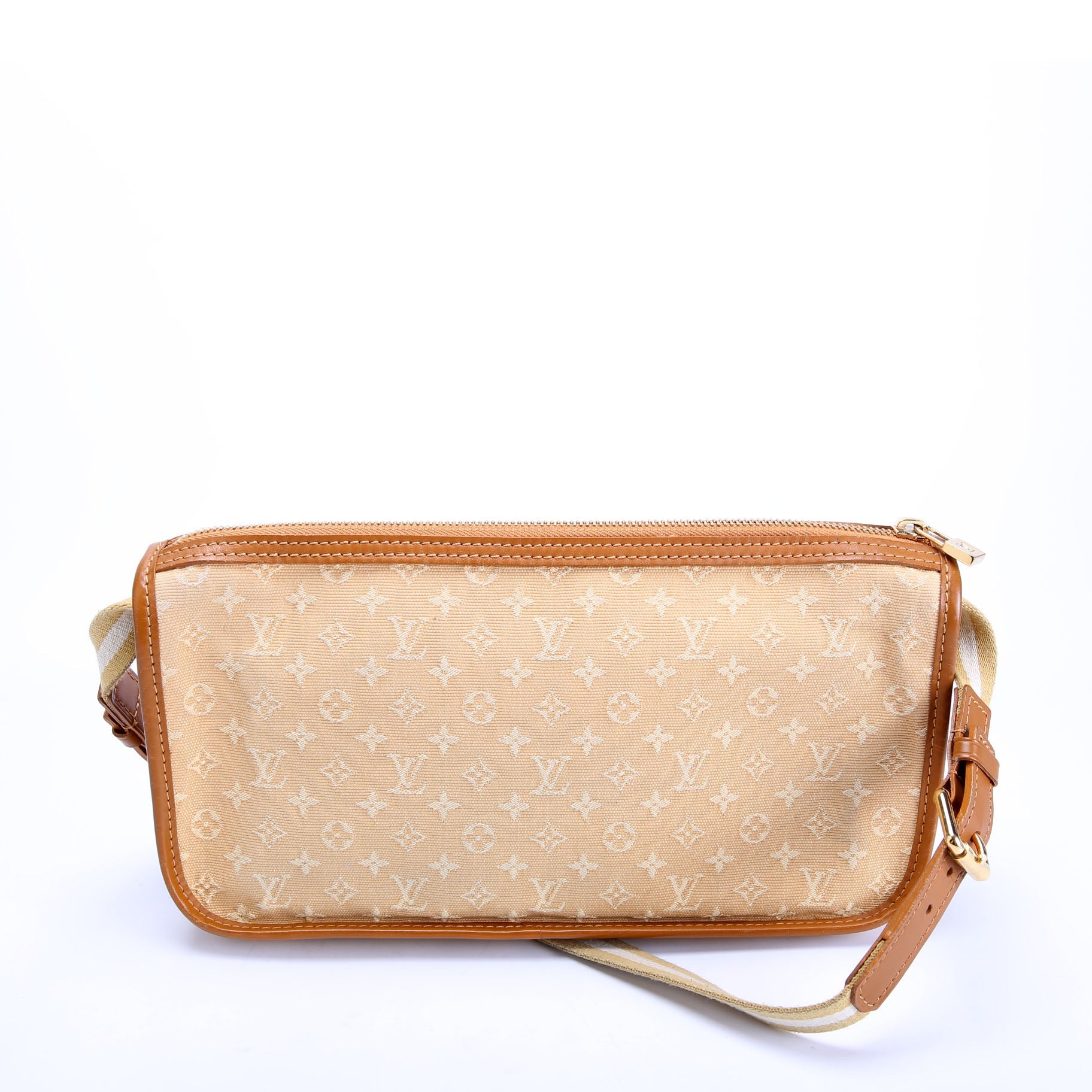 Pochette Kathleen Mini Lin Monogram Tan