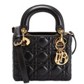 Lady Dior Mini Lambskin Black