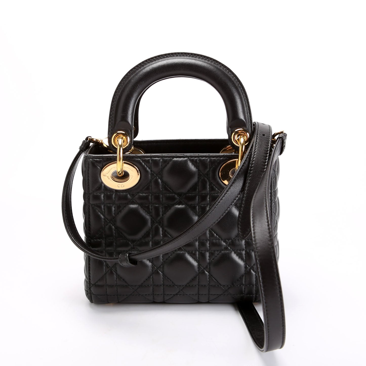 Lady Dior Mini Lambskin Black