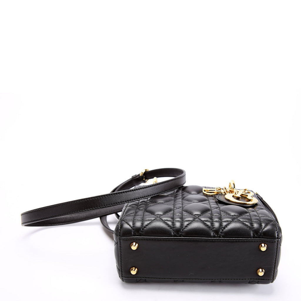 Lady Dior Mini Lambskin Black
