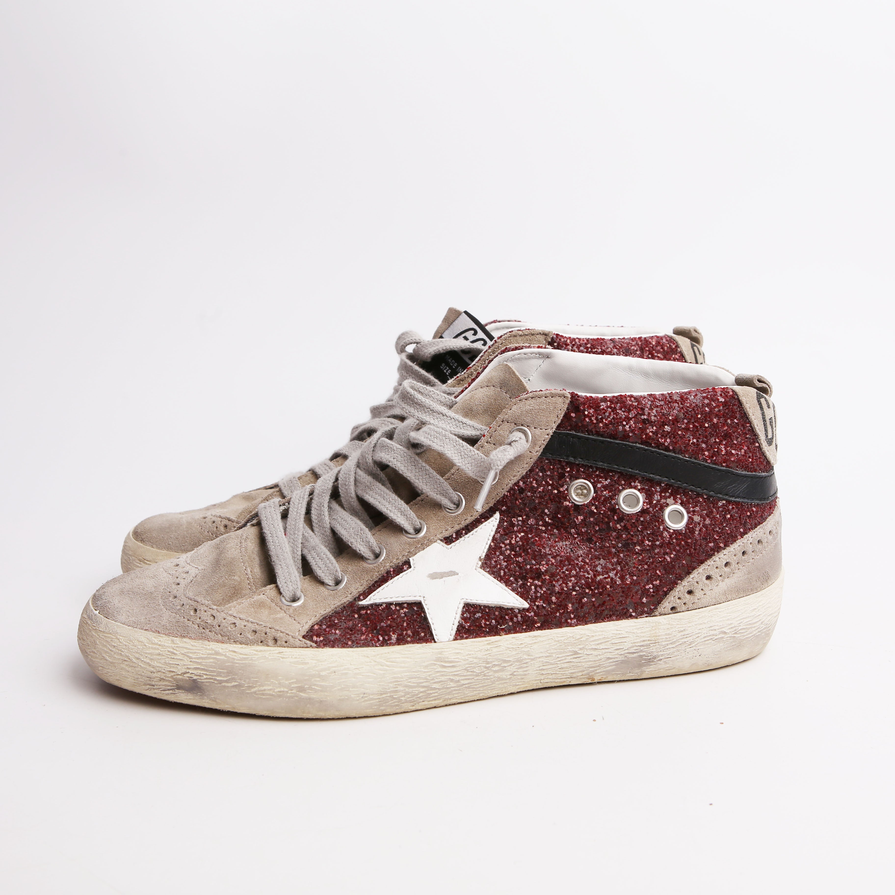 Midstar Sneakers Size 40 Burgundy
