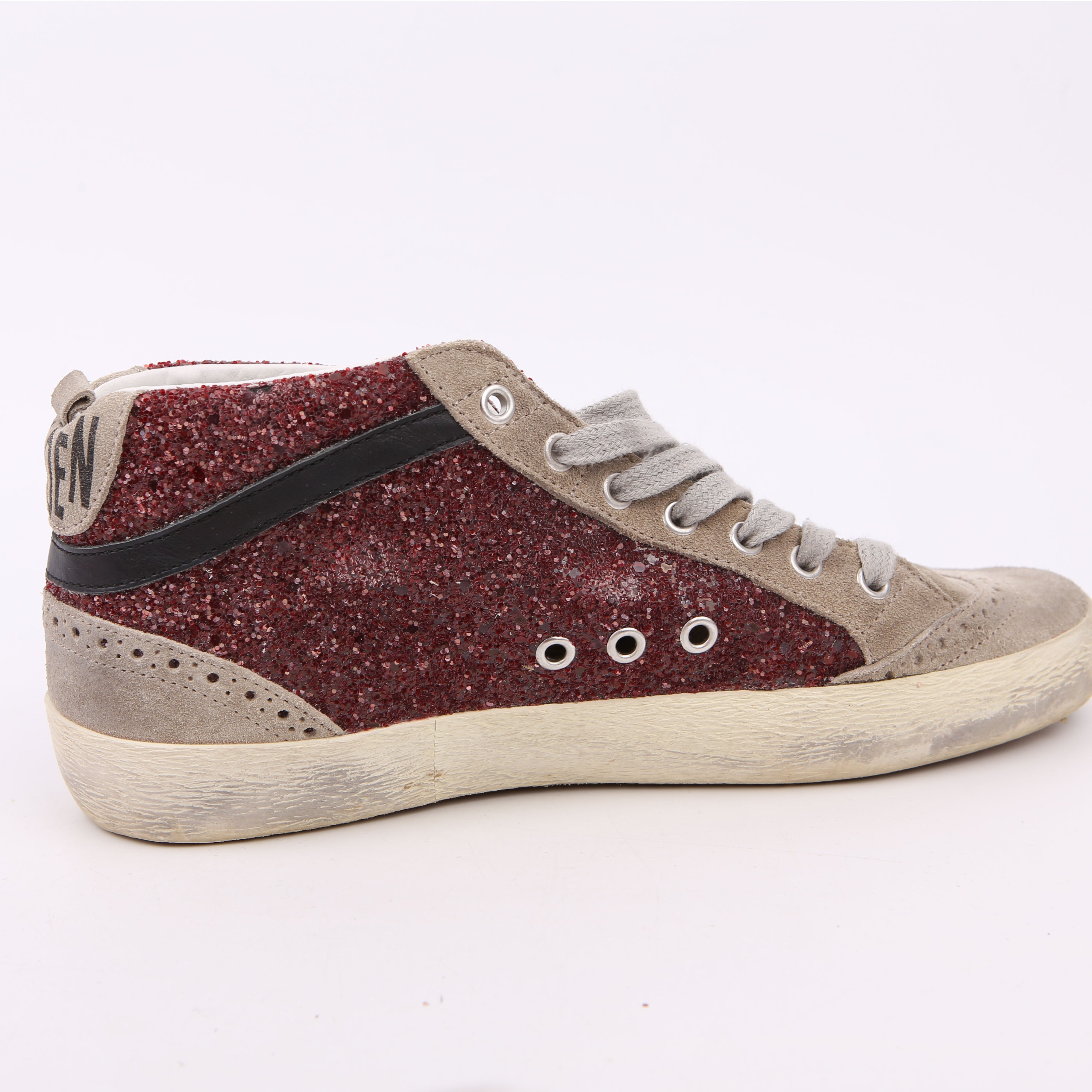 Midstar Sneakers Size 40 Burgundy