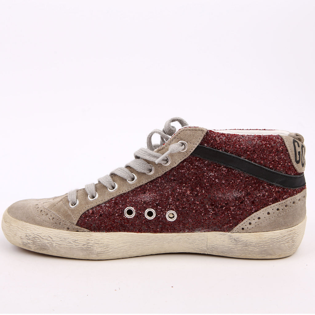 Midstar Sneakers Size 40 Burgundy