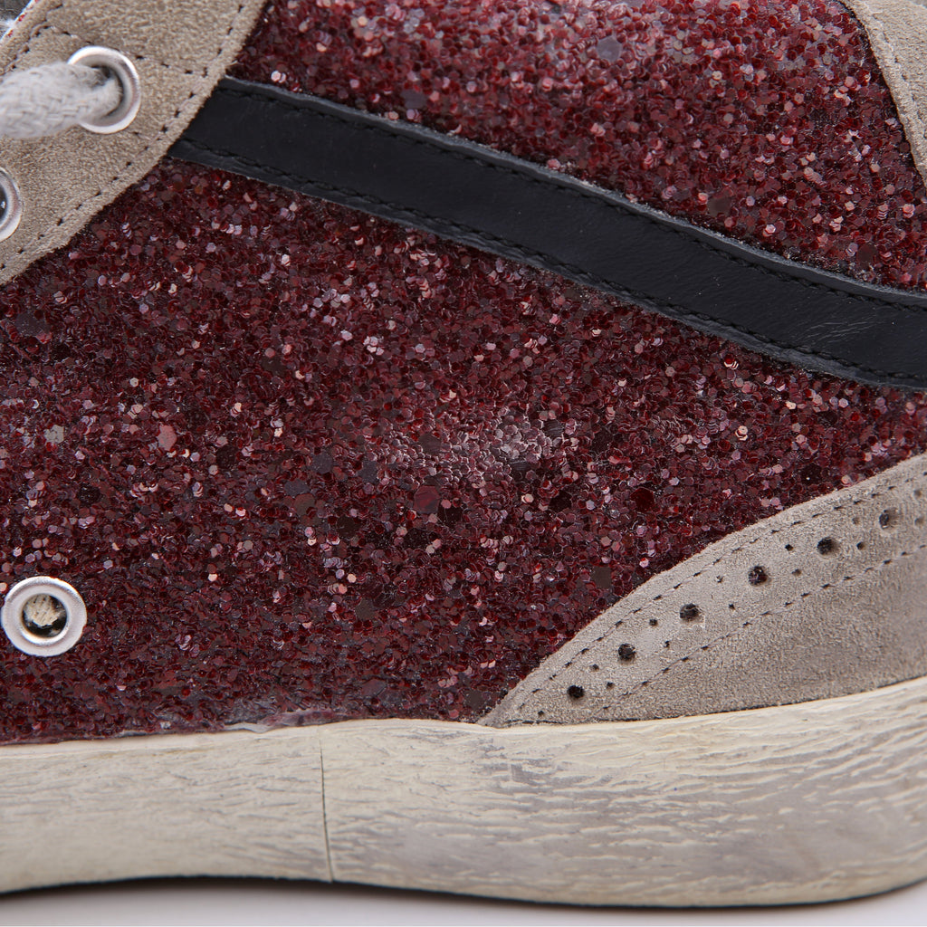 Midstar Sneakers Size 40 Burgundy