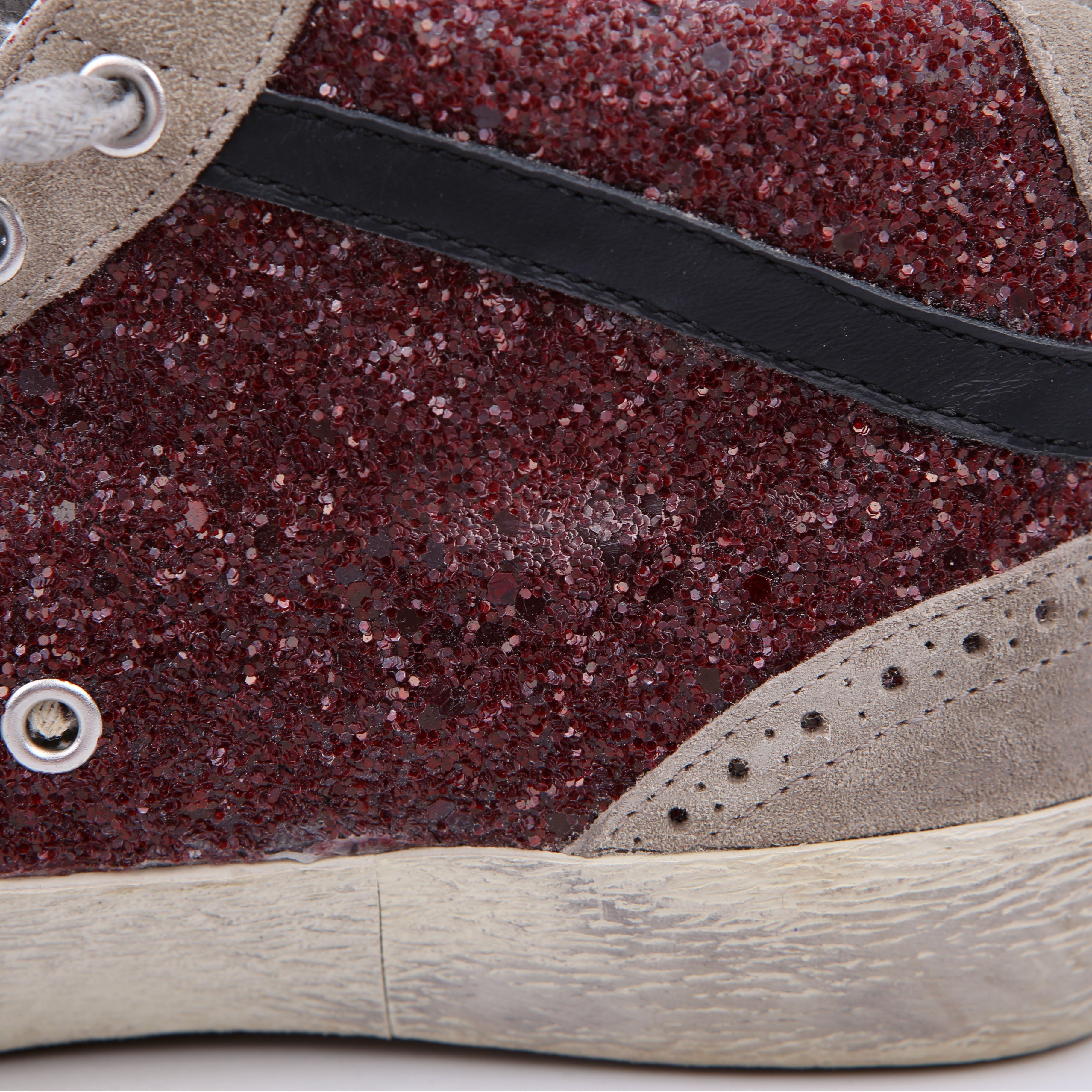 Midstar Sneakers Size 40 Burgundy