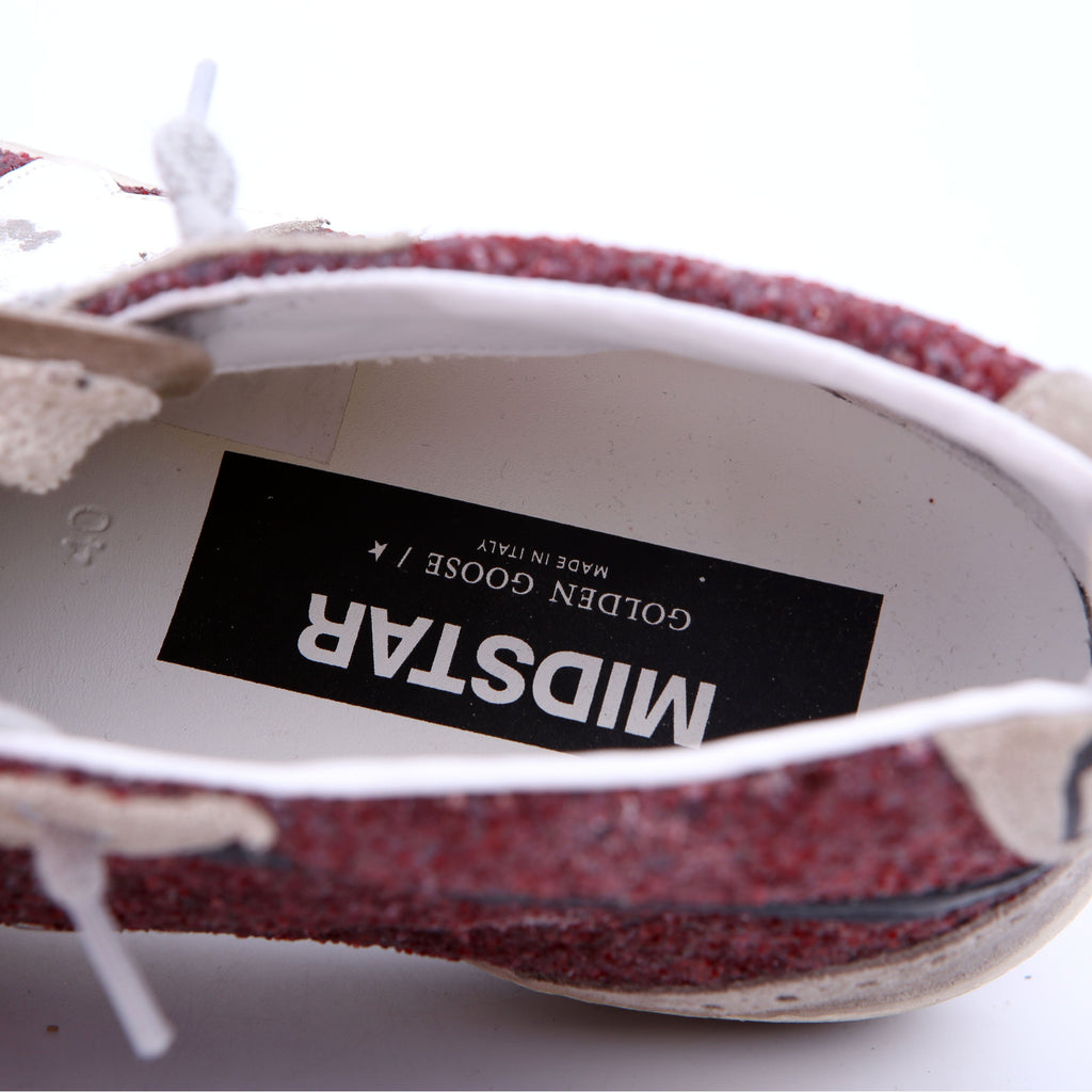 Midstar Sneakers Size 40 Burgundy