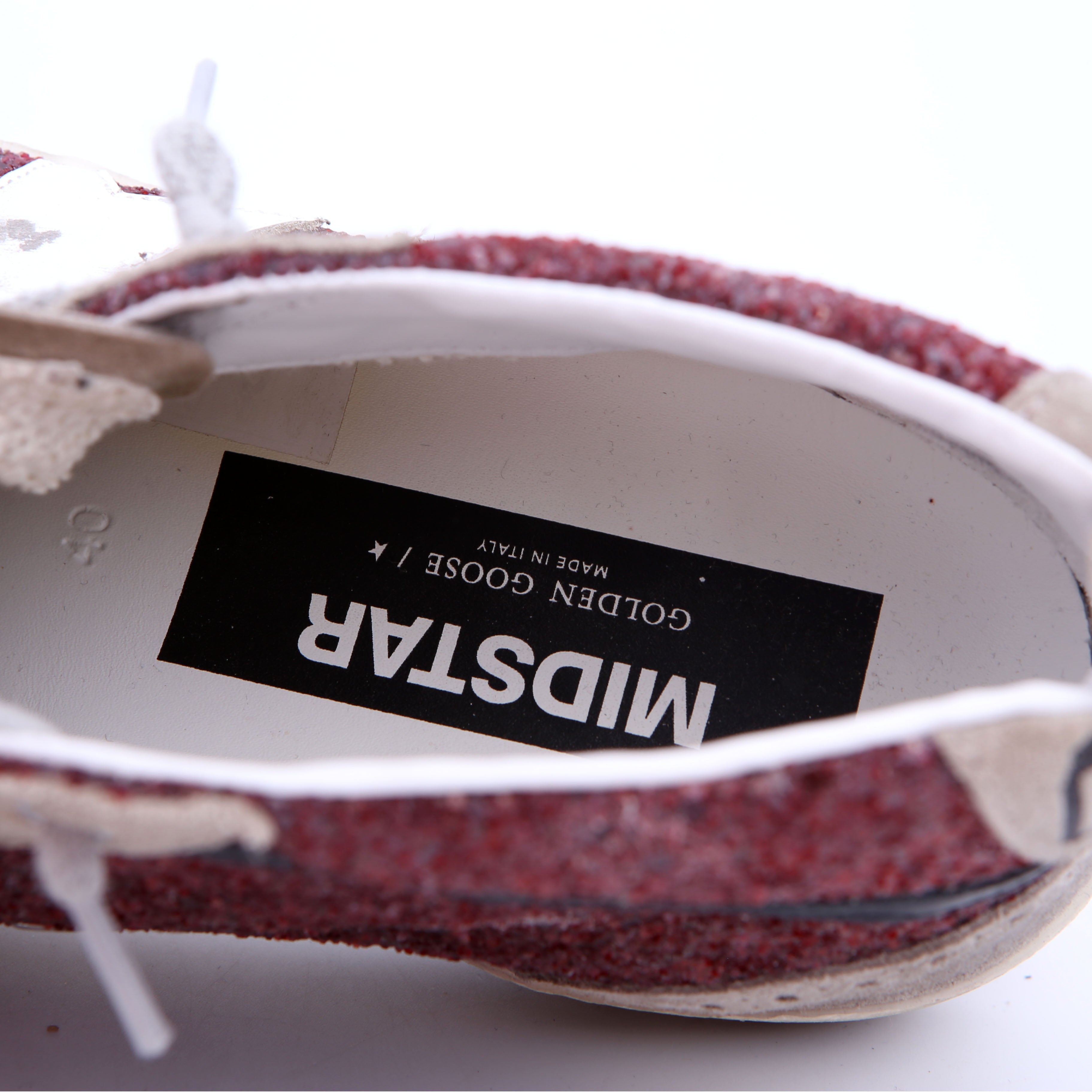 Midstar Sneakers Size 40 Burgundy