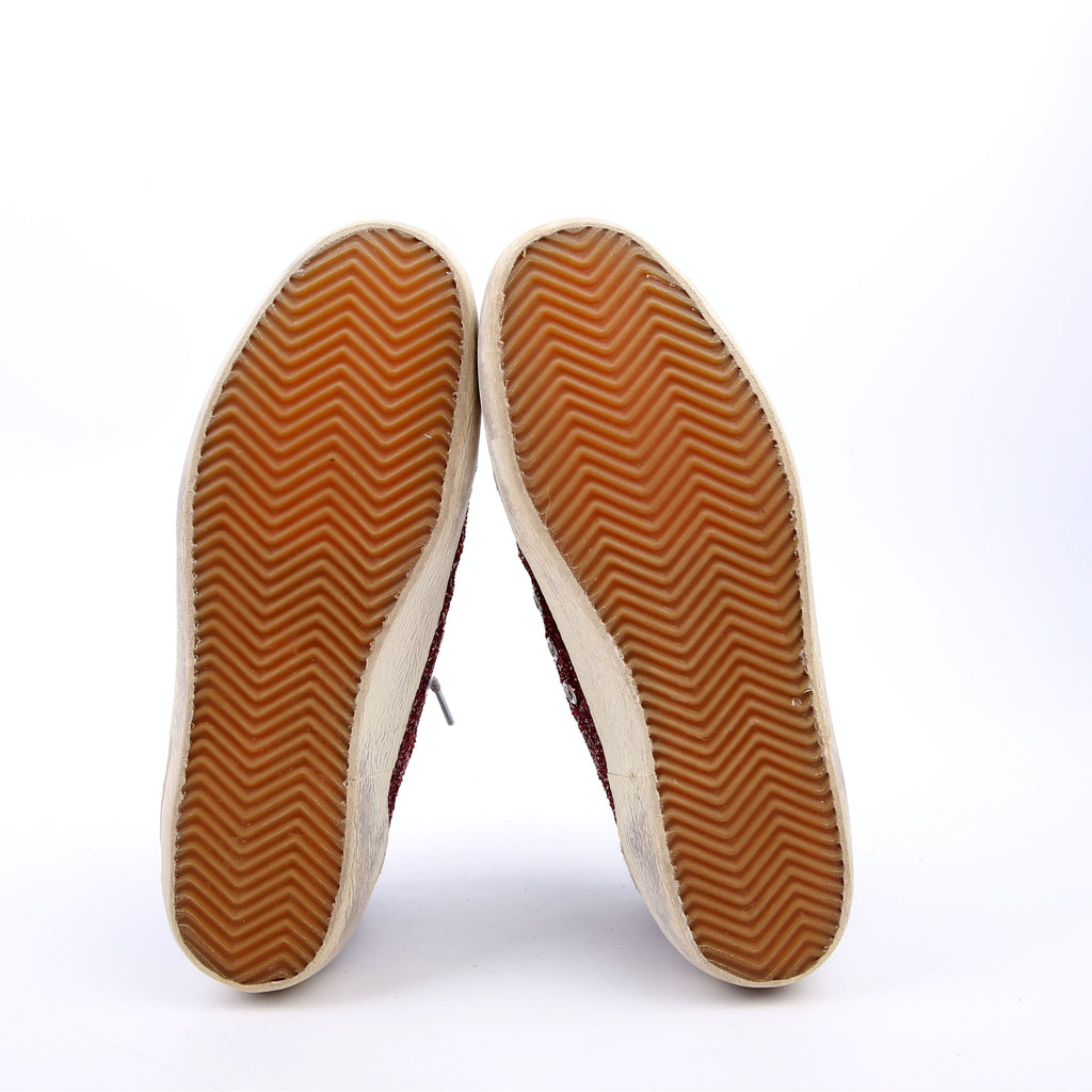 Midstar Sneakers Size 40 Burgundy