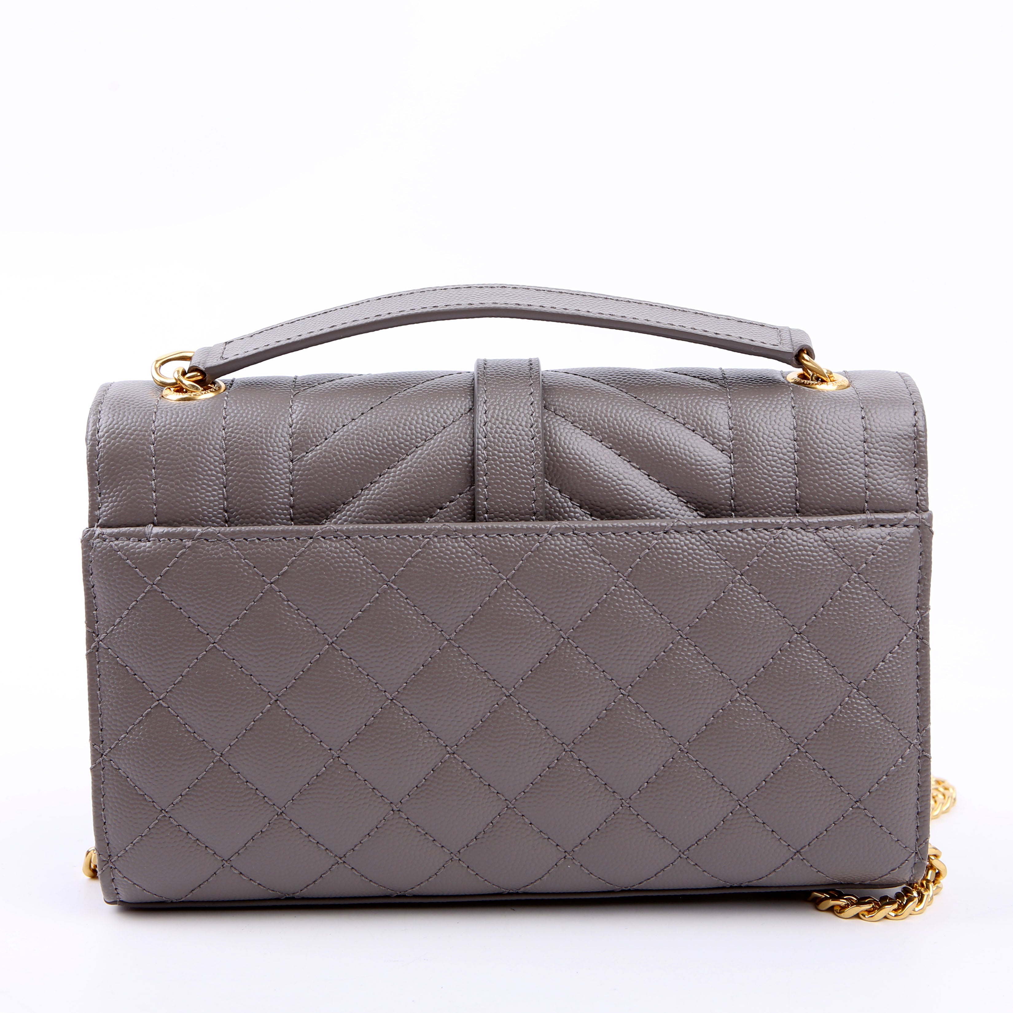 Envelope Small Triquilt Gray