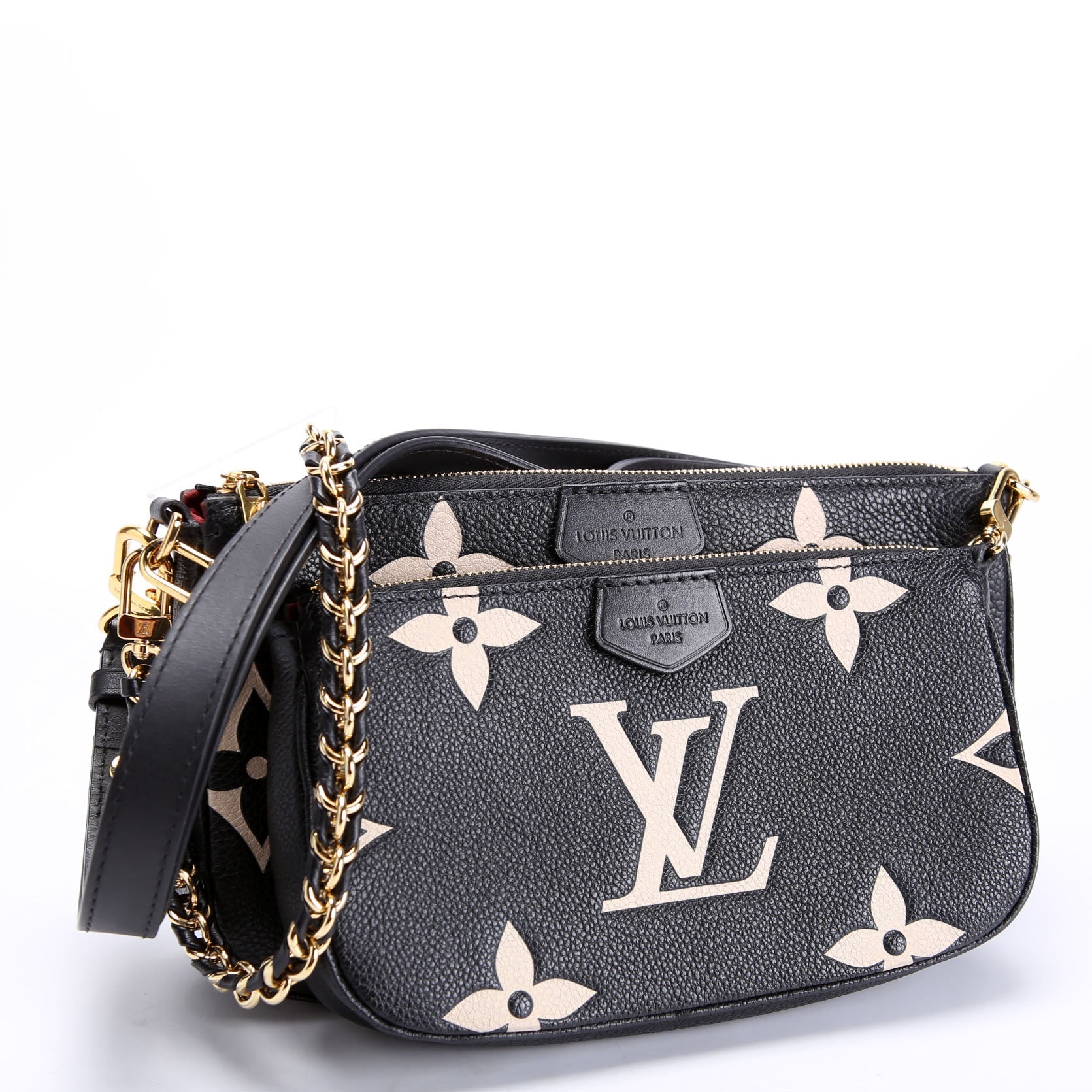 Multi Pochette Bicolor Empreinte Black/Beige