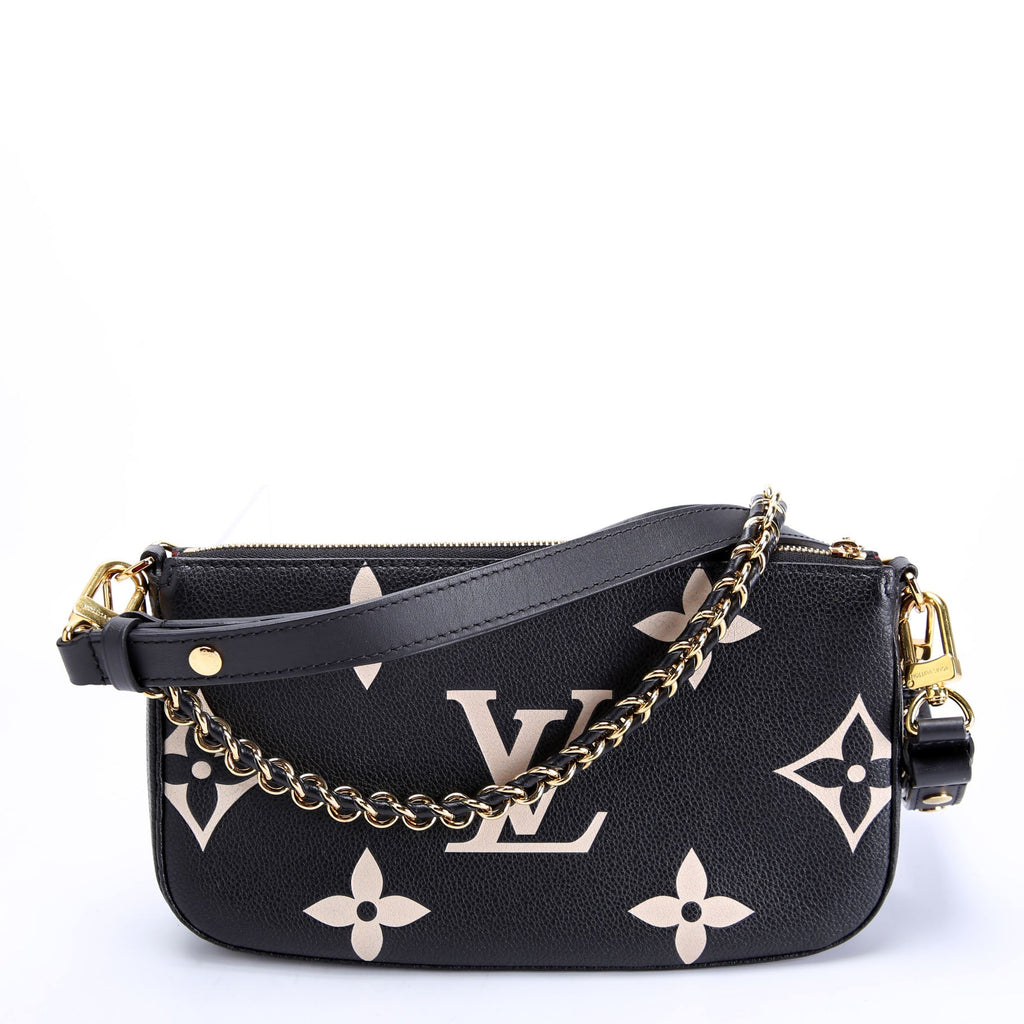 Multi Pochette Bicolor Empreinte Black/Beige