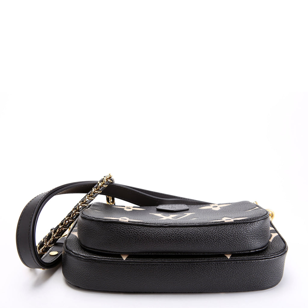 Multi Pochette Bicolor Empreinte Black/Beige