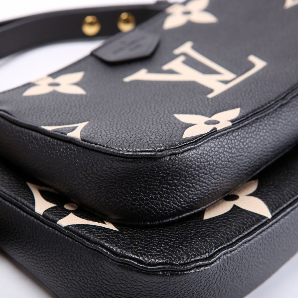Multi Pochette Bicolor Empreinte Black/Beige