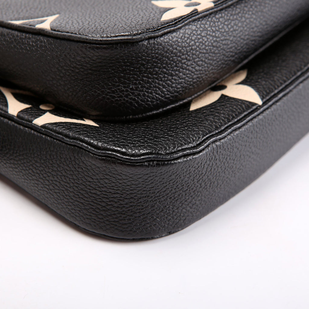 Multi Pochette Bicolor Empreinte Black/Beige