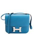 Hermes Constance Mini 28 Epsom 2015 Blue