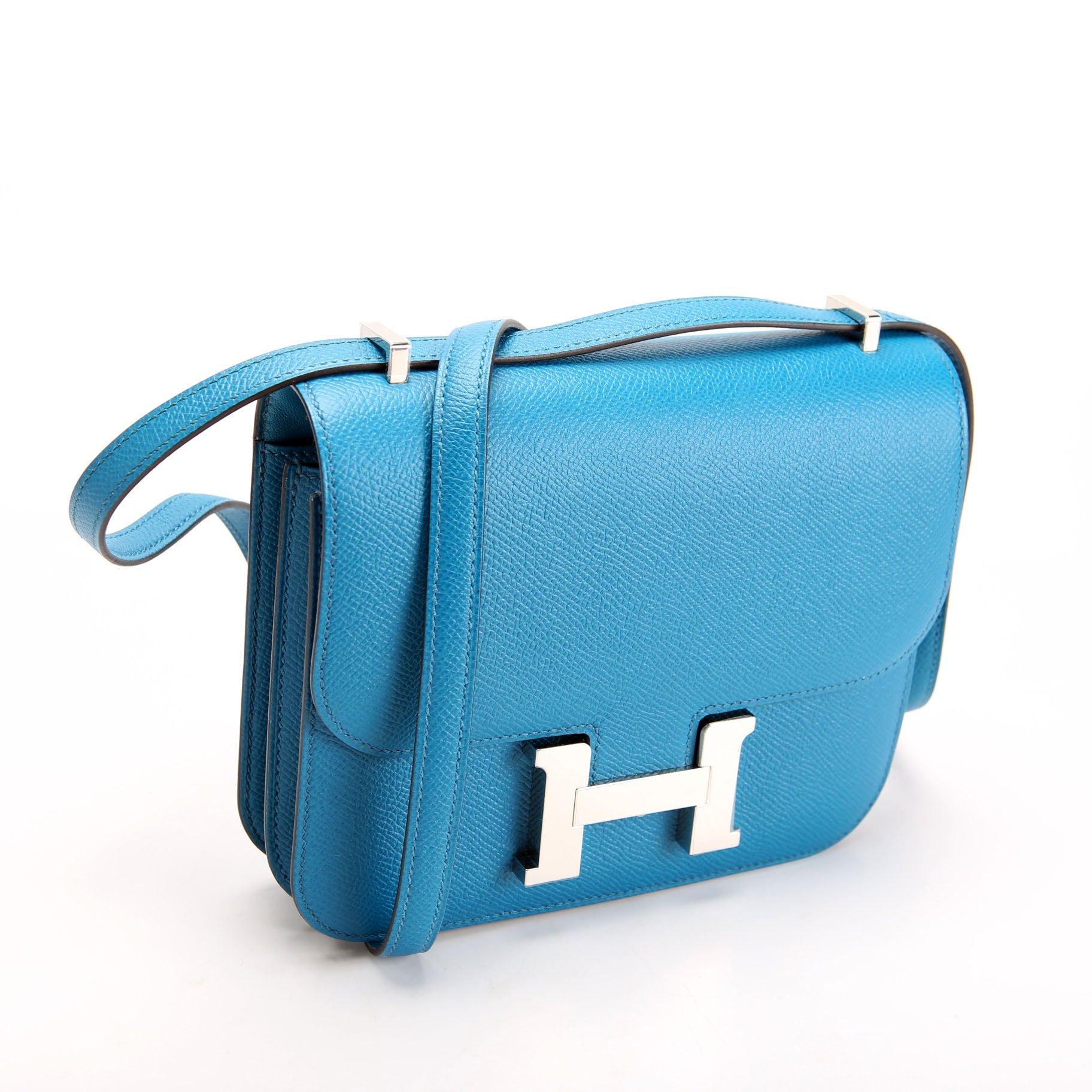 Hermes Constance Mini 28 Epsom 2015 Blue