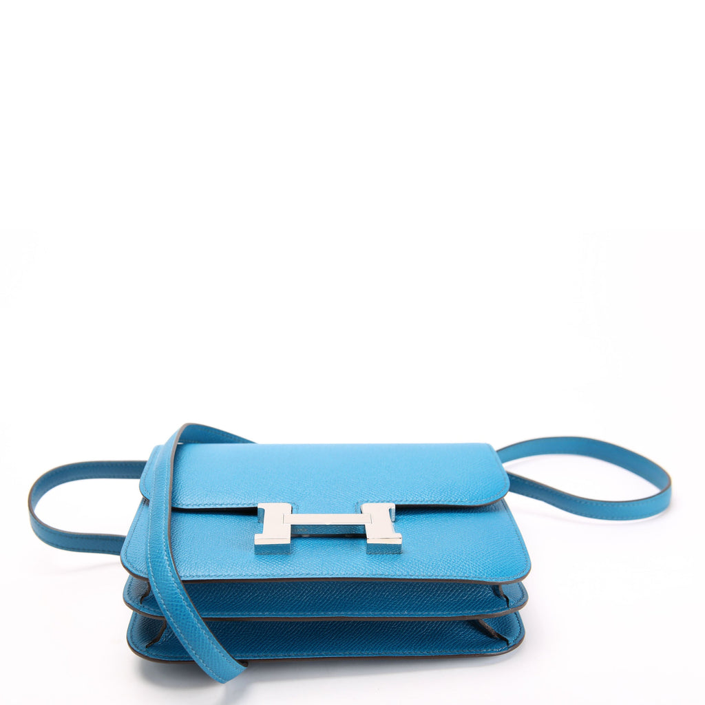 Hermes Constance Mini 28 Epsom 2015 Blue