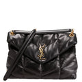 Puffer Quilted Medium Lambskin 577475 Black