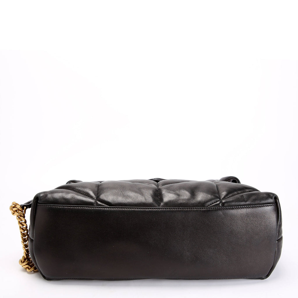 Puffer Quilted Medium Lambskin 577475 Black