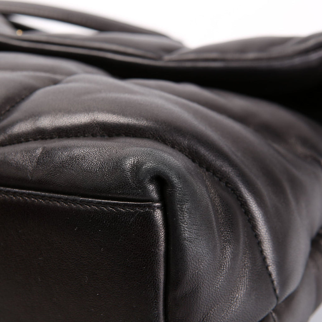Puffer Quilted Medium Lambskin 577475 Black