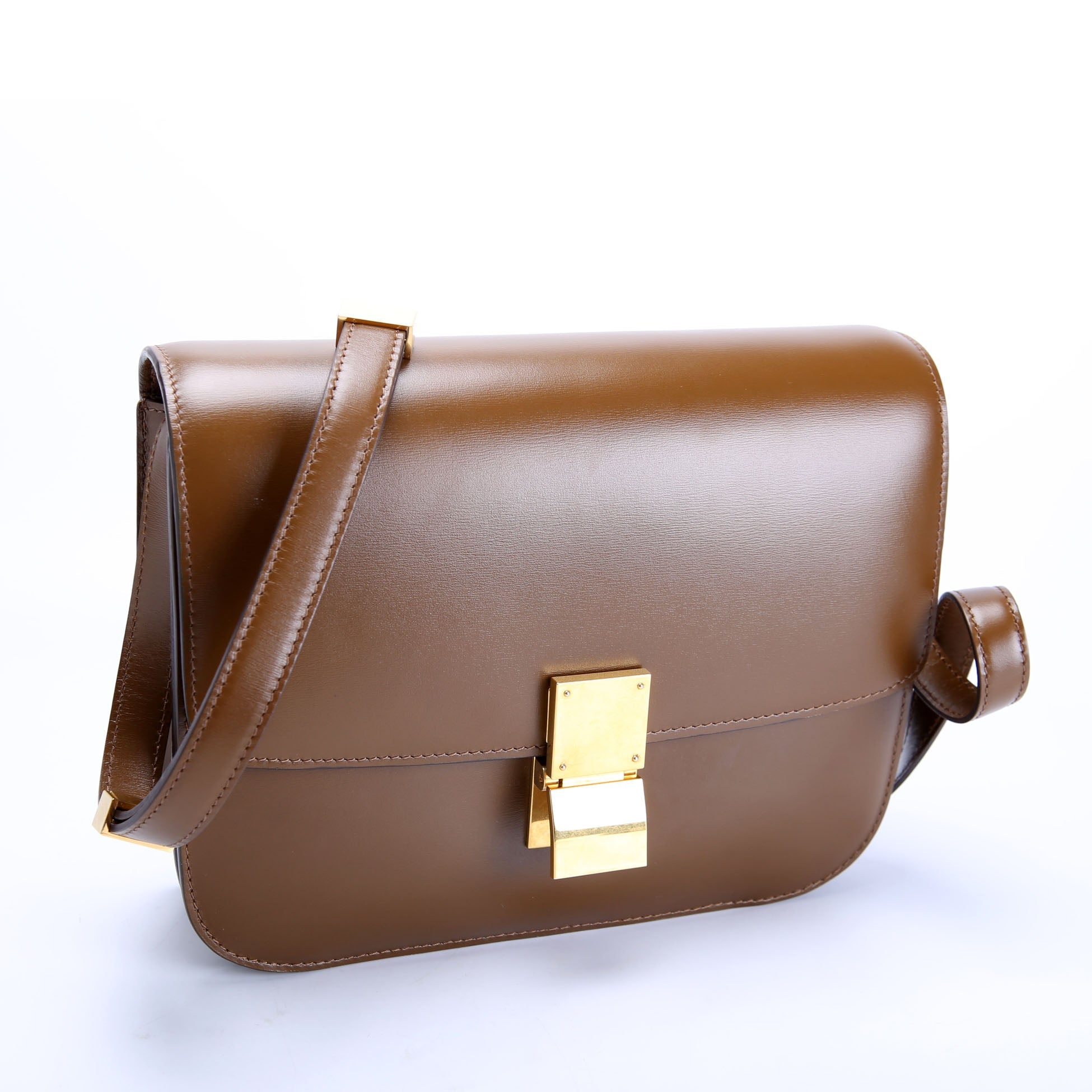 Classic Box Bag Medium Brown