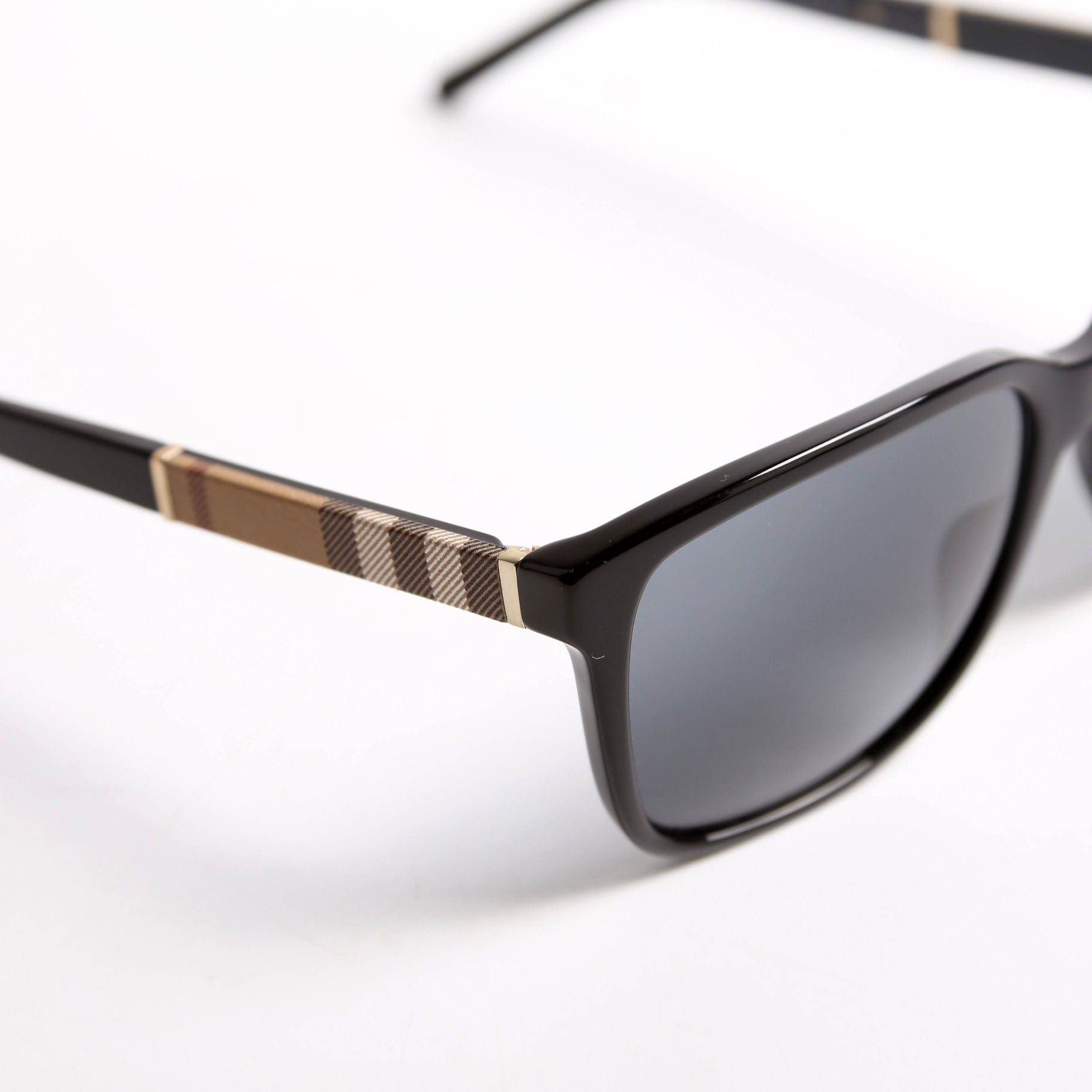 B4181 Square Sunglasses Black/Beige
