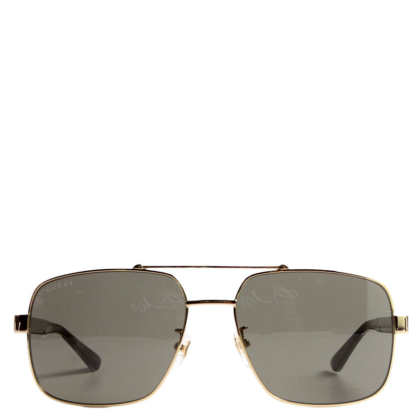 GG0529S Web Aviator Sunglasses Black/Gold