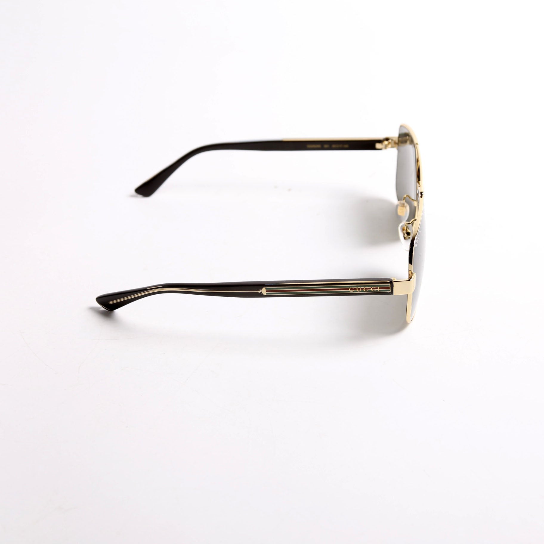 GG0529S Web Aviator Sunglasses Black/Gold