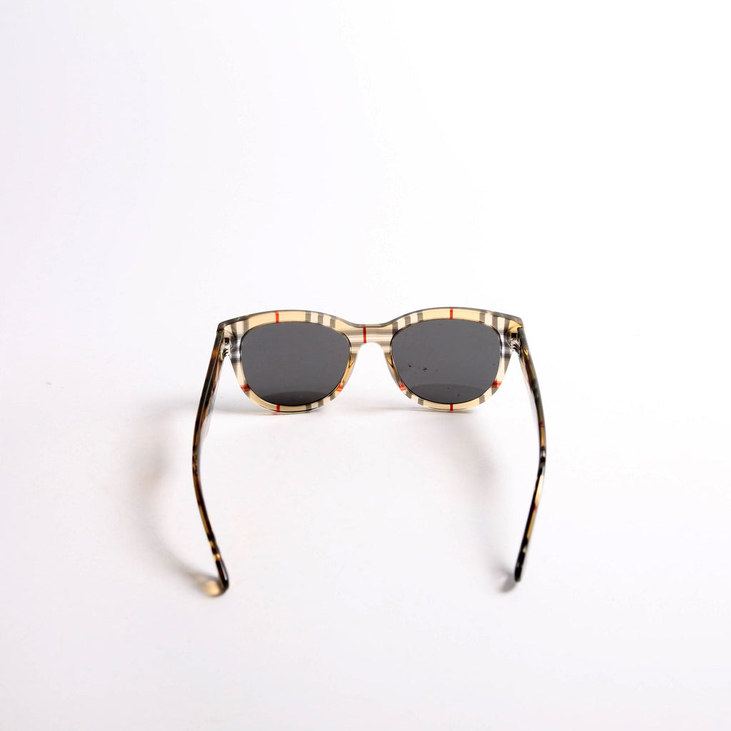 B4432 Vintage Check Sunglasses Beige/Multi