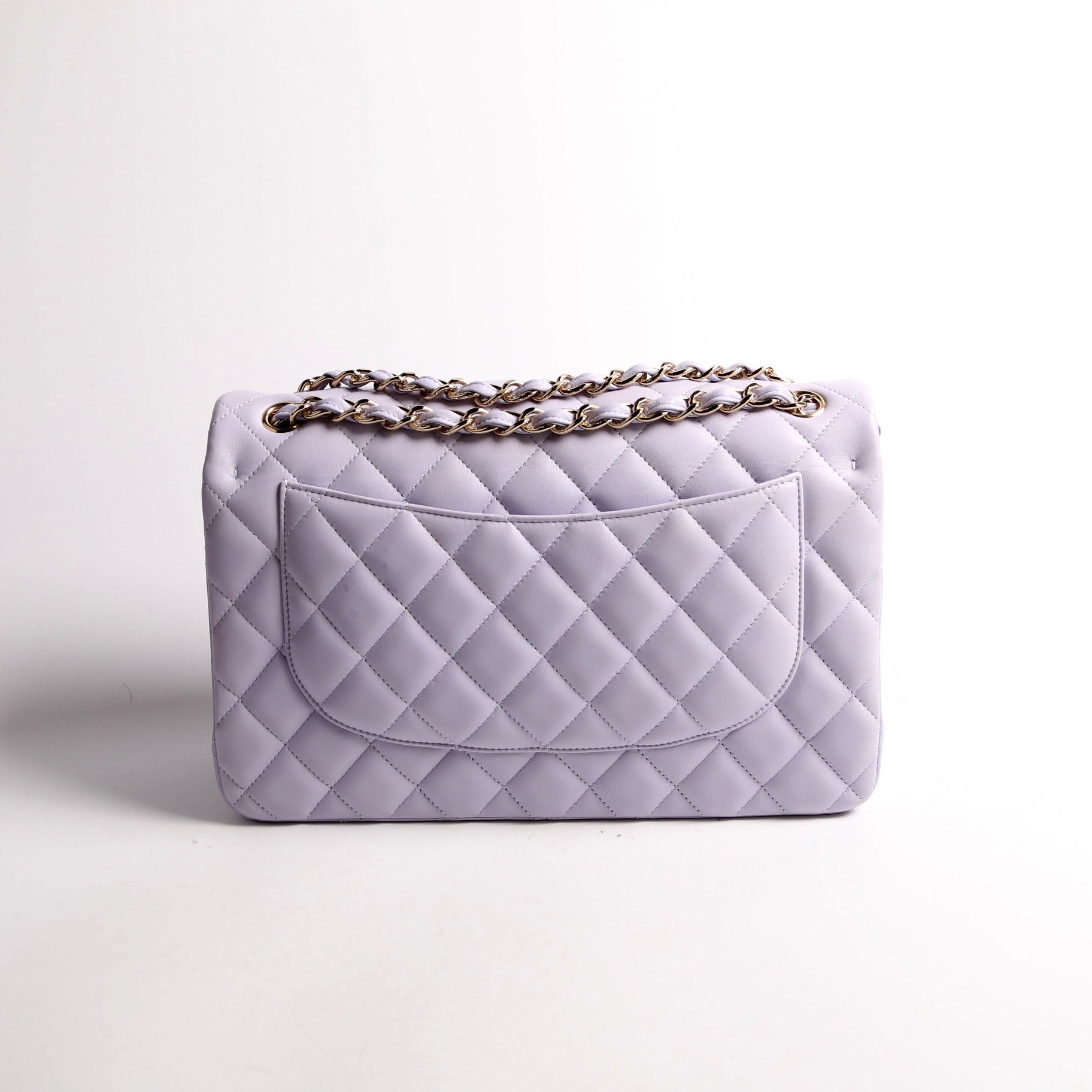 Classic Flap Jumbo Lambskin RFID Lavender