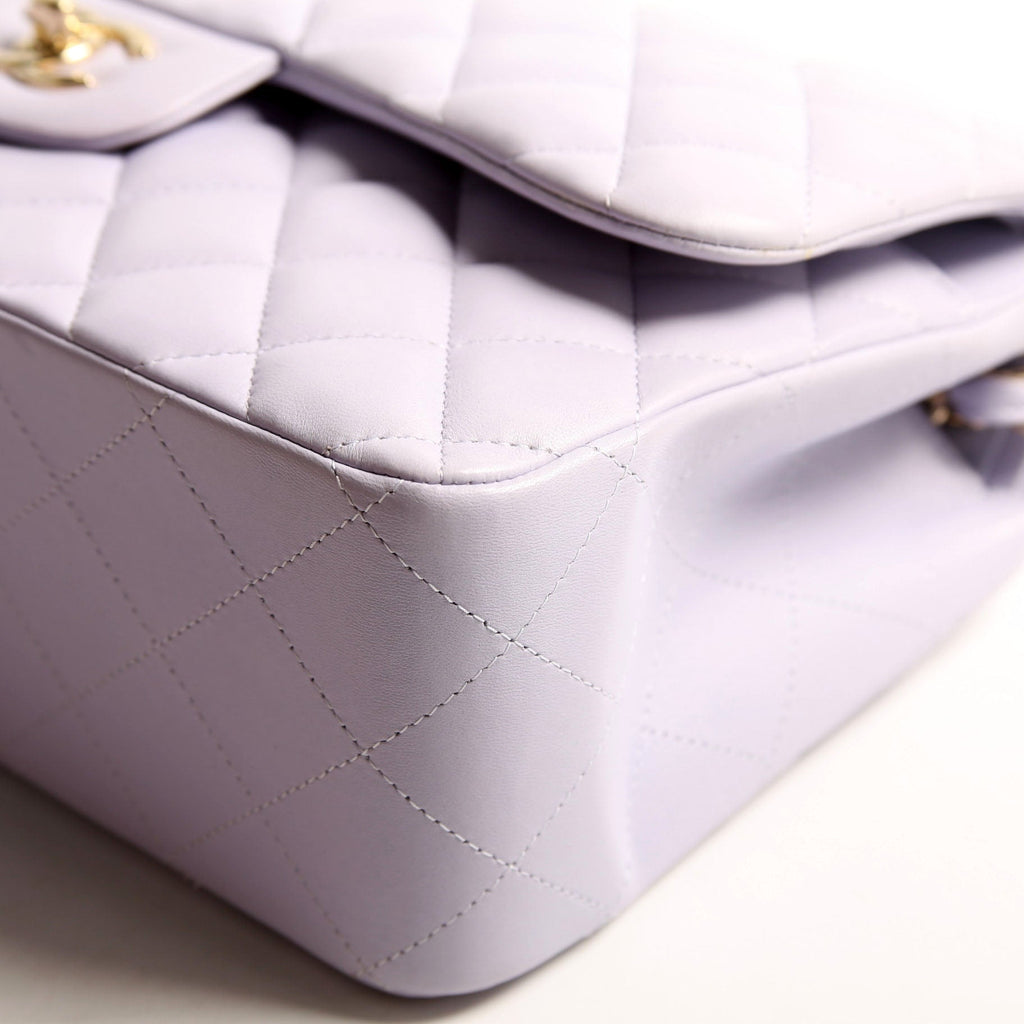 Classic Flap Jumbo Lambskin RFID Lavender