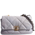 Quilted Goatskin 19 Large Flap RFID Lavender