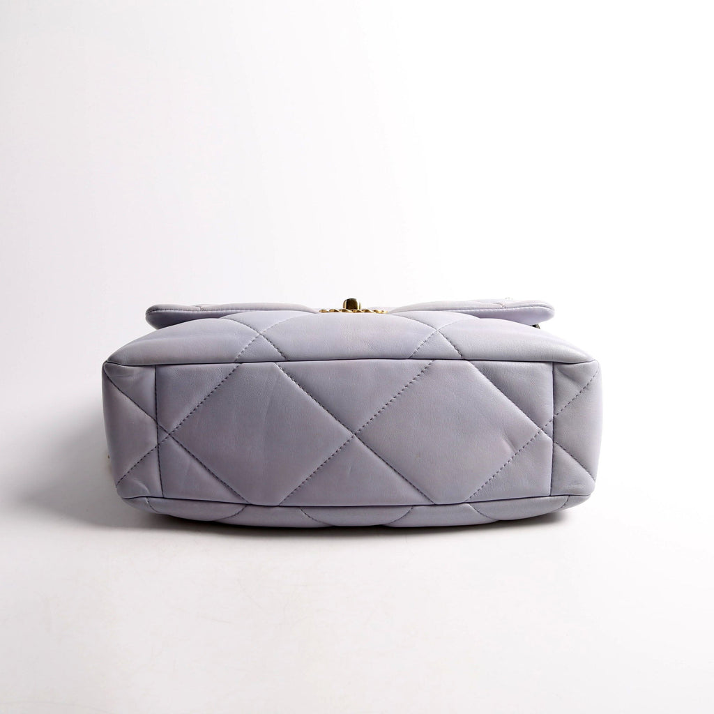 Quilted Goatskin 19 Large Flap RFID Lavender