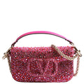 VLogo Small Loco Crystal Embellished Pink