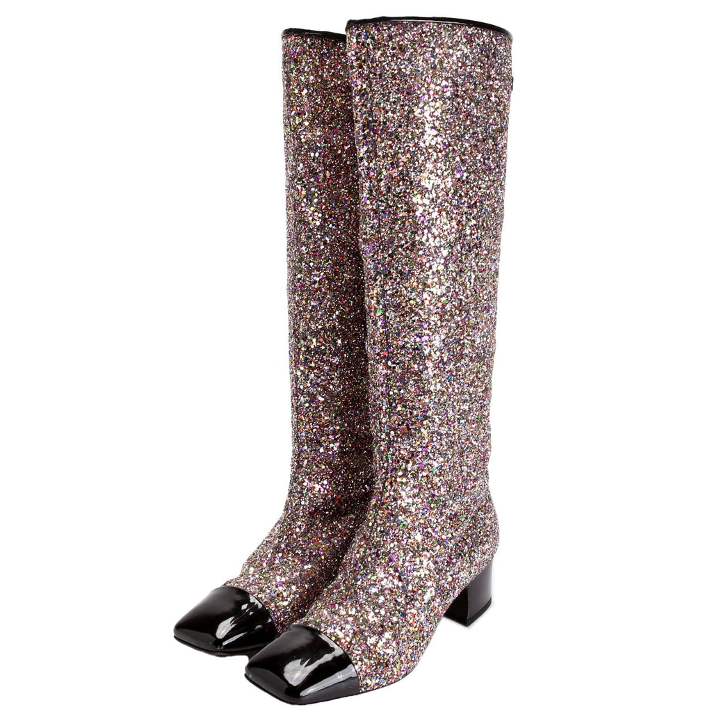 Fantasy Glitter High Boots Size 38