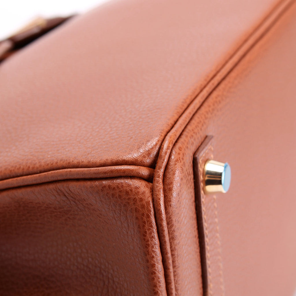 Birkin 30 Vache Liegee Noisette 2006 Brown
