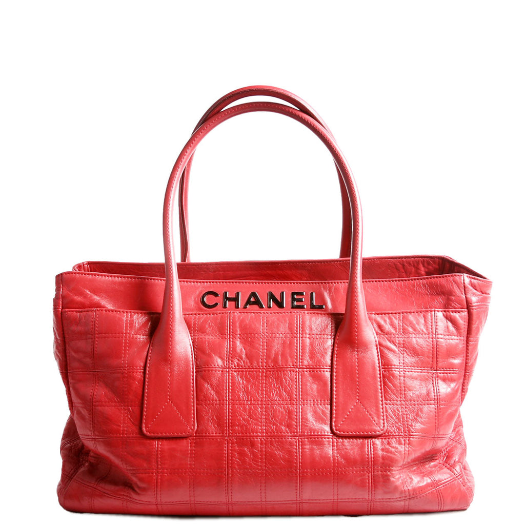 Chocolate Bar Tote Large 11M Red
