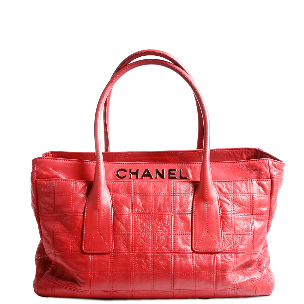 Chocolate Bar Tote Large 11M Red