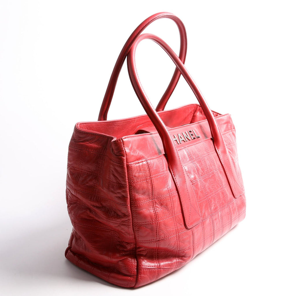 Chocolate Bar Tote Large 11M Red