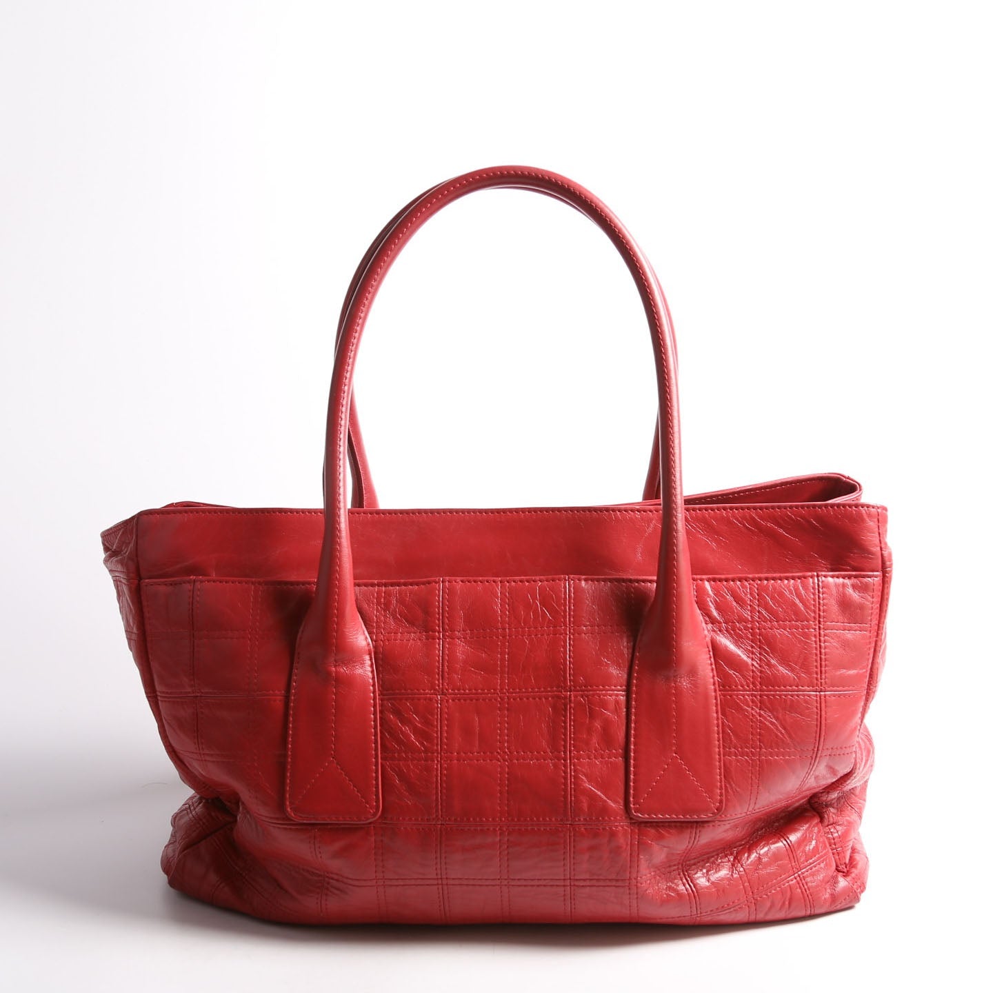 Chocolate Bar Tote Large 11M Red