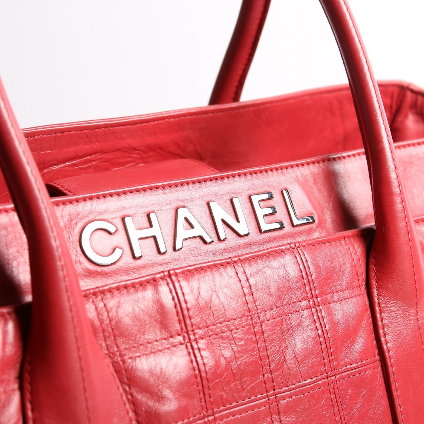 Chocolate Bar Tote Large 11M Red