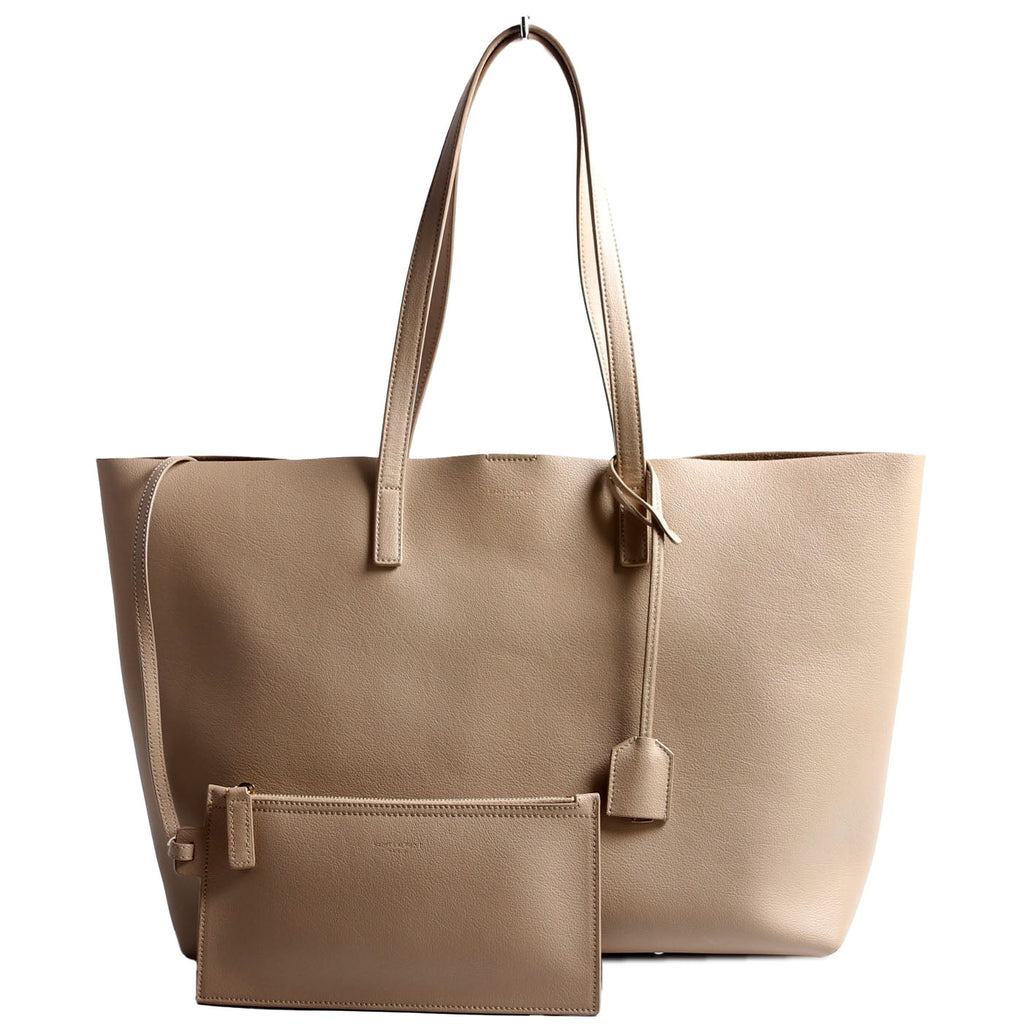 Shopping Bag East/West Supple Leather 600281 Nude