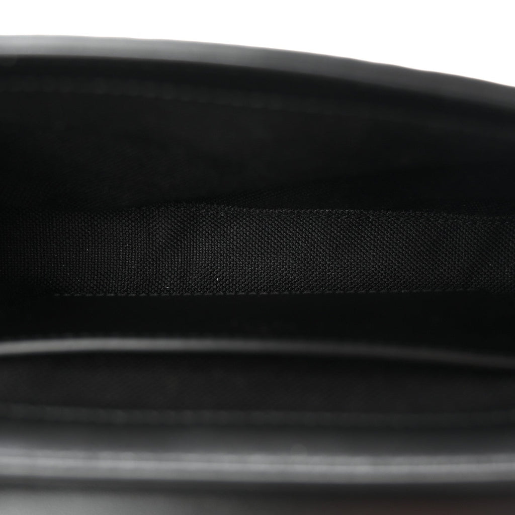 Gucci Gilbert Calfskin GG Super Mini Shoulder Bag Black